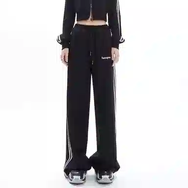 APEA Drawstring Straight Casual Pants Women