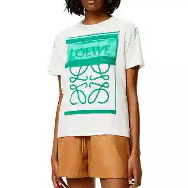 LOEWE FW22 Logo T-Shirt White