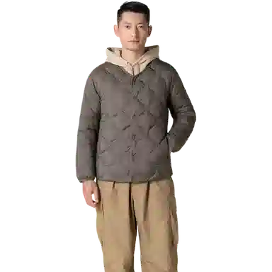 雅鹿 休闲轻便内外穿时尚百搭长袖羽绒服 男款