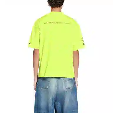 Balenciaga x WFP FW22 Logo T-Shirt Fluorescent Green