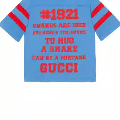 GUCCI 1921 Series Blue T-Shirt