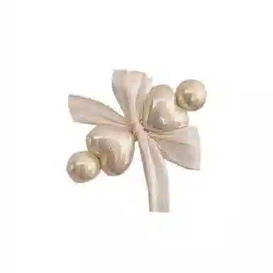 贯古今 优雅高级感 爱心蝴蝶结鸭嘴夹 碎发刘海夹少女侧边夹发饰 合金 发夹 女款