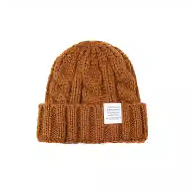 北极绒 秋冬大头围显脸小针织帽百搭保暖毛线款 涤纶 绒线帽 男女同款情侣款