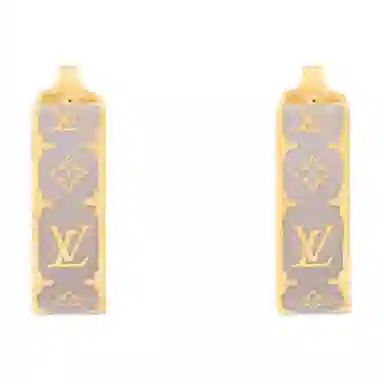 Louis Vuitton Nanogram Enamel Earrings