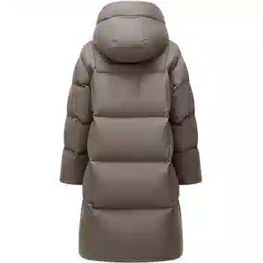 坦博尔 长款户外保暖休闲羽绒服 女款