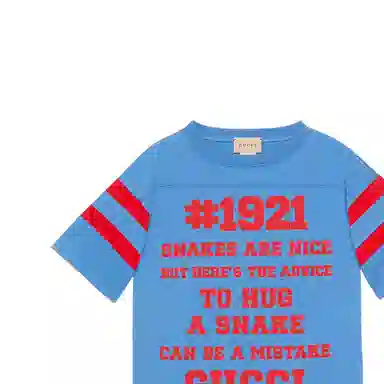 GUCCI 1921 Series Blue T-Shirt