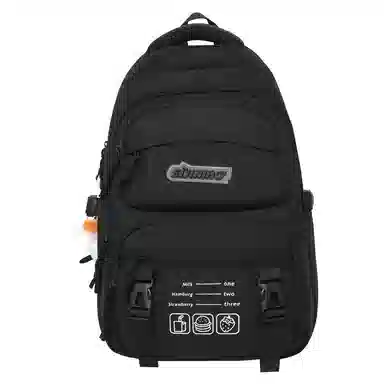 行途 休闲简约撞色便携 尼龙 双肩包 男女同款情侣款 多色