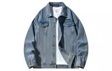 Airwalk Retro Dark Wukong Print Denim Jacket