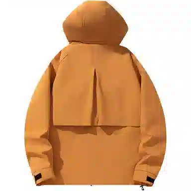 雅鹿优选  时尚百搭通勤连帽合身休闲  防水防风透气耐磨保暖冲锋衣 男女同款