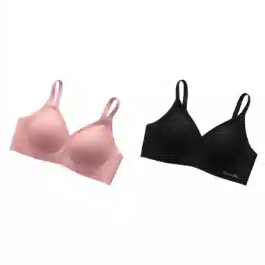 俞兆林 薄款无钢圈不跑杯上托无痕聚拢防下垂收副乳薄款文胸 女款 组合装