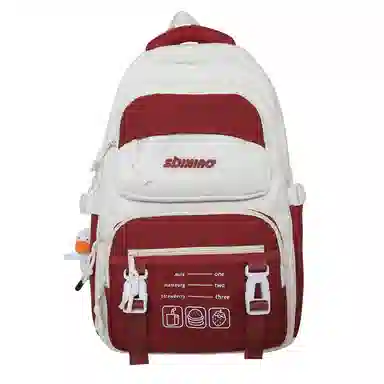 行途 休闲简约撞色便携 尼龙 双肩包 男女同款情侣款 多色