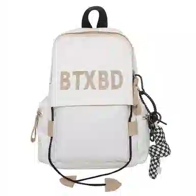 行途 时尚韩版潮流个性轻便单肩包高颜值休闲 尼龙 胸包 男女同款情侣款 黑色/蓝色/红色/白色