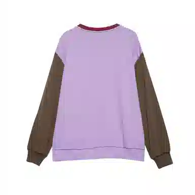 木果果木 休闲撞色卡通兔子卫衣 女款