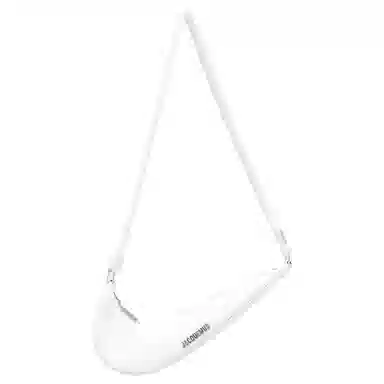 Nike x Jacquemus Swoosh Leather Crossbody Bag White