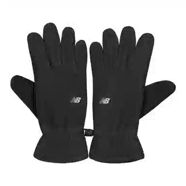 New Balance Logo Gloves Black