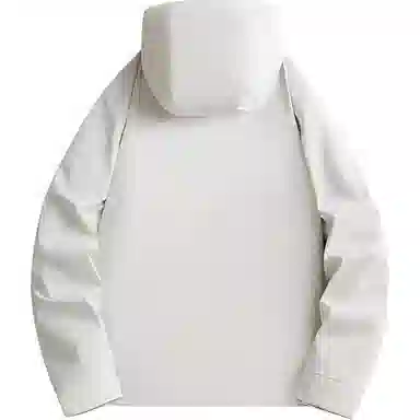 雅鹿优选  保暖连帽字母  防水防风透气耐磨冲锋衣 男女同款