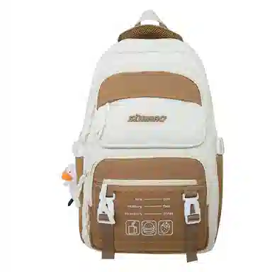 行途 休闲简约撞色便携 尼龙 双肩包 男女同款情侣款 多色