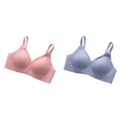 俞兆林 薄款无钢圈不跑杯上托无痕聚拢防下垂收副乳薄款文胸 女款 组合装