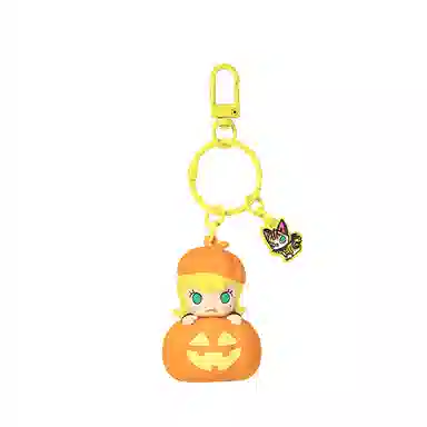 POP MART Labubu Pumpkin Glow Pendant