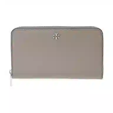 Tory Burch Mini Leather Wallet Grey
