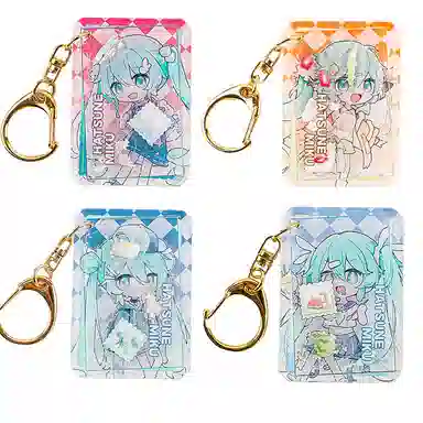 广博 初音未来 挂件 一起去郊游系列 亚克力材质 二次元周边 谷圈摇摇乐