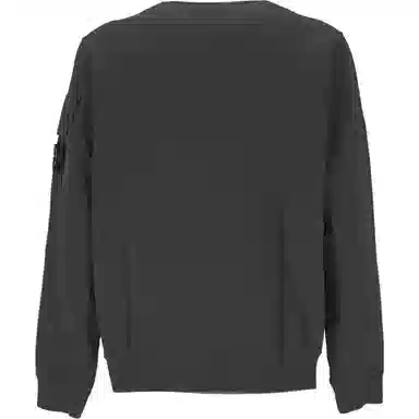 Stone Island FW24 Logo Crewneck Sweatshirt Gray Black