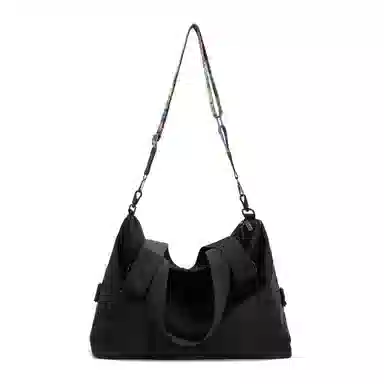 TAKI Casual Oxford Shoulder Bag Black