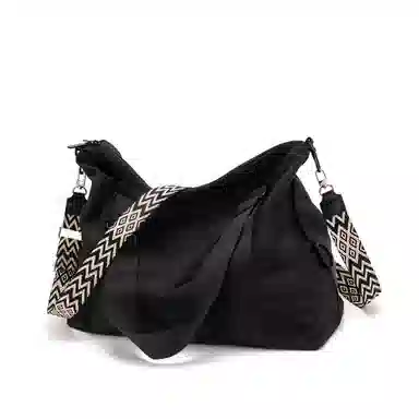 TAKI Casual Oxford Shoulder Bag Black