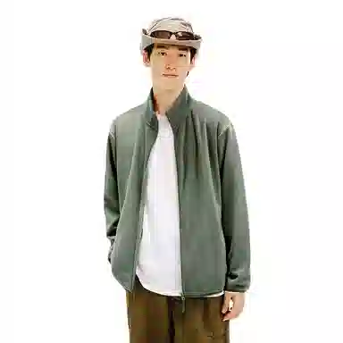 网易严选 百搭立领复合摇粒绒抗静电防风夹克长短绒羊羔绒厚绒绒感外套 男款