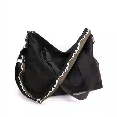 TAKI Casual Oxford Shoulder Bag Black