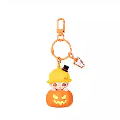 POP MART Labubu Pumpkin Glow Pendant