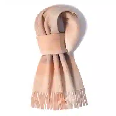 上海故事 通用款粗纺格子羊绒多种颜色 绒线围巾 女款