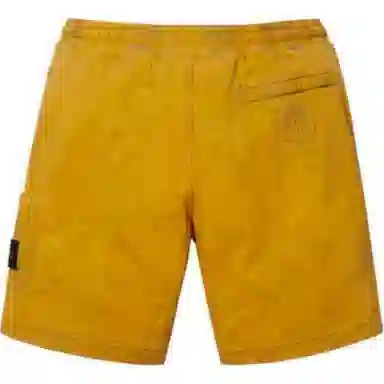 Supreme x Stone Island Sweatshort Yellow