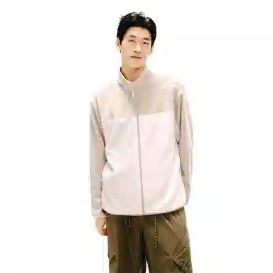 网易严选 百搭立领复合摇粒绒抗静电防风夹克长短绒羊羔绒厚绒绒感外套 男款