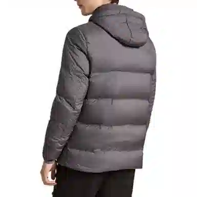 梦特娇 可脱卸帽纯色休闲羽绒服 男款