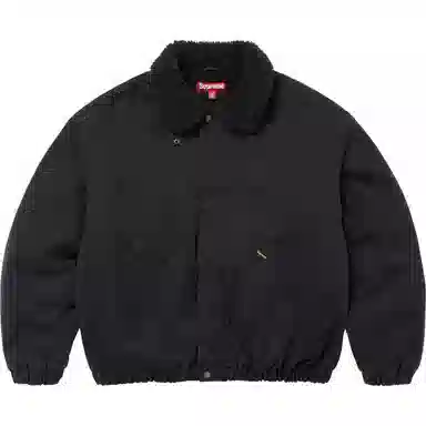 Supreme FW24 WEEK6 Faux Shearling Lined Bomber Jacket