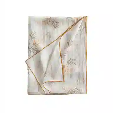 丝界 时尚轻薄珍珠纱真丝百搭长巾 丝巾 女款