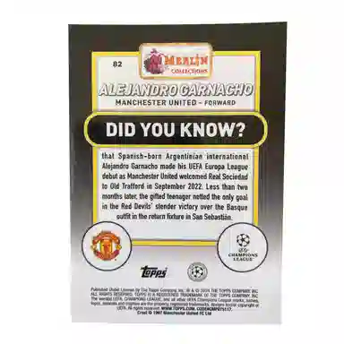Topps 23-24 Merlin chrome