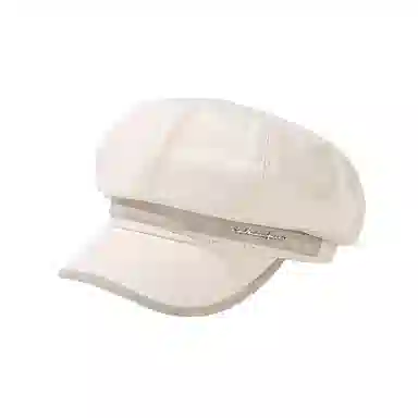 啄木鸟 高级感纯色压条包边全棉八角帽子轻奢日系休闲韩国画家帽 棉 贝雷帽 女款