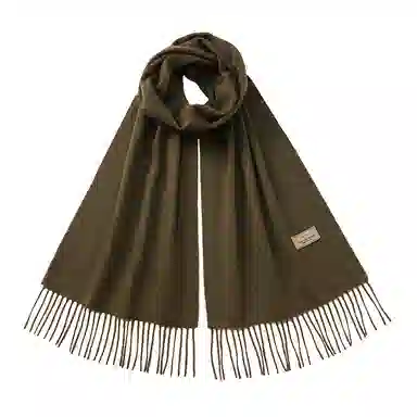 玖慕 秋冬加厚保暖送礼情侣本命年披肩 山羊绒 绒线围巾 女款