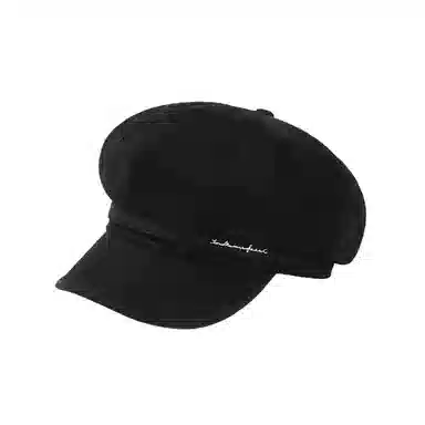 啄木鸟 高级感纯色压条包边全棉八角帽子轻奢日系休闲韩国画家帽 棉 贝雷帽 女款