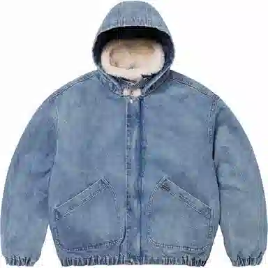 Supreme FW24 WEEK6 Faux Shearling Lined Bomber Jacket