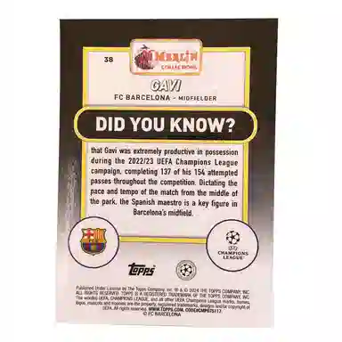 Topps 23-24 Merlin chrome