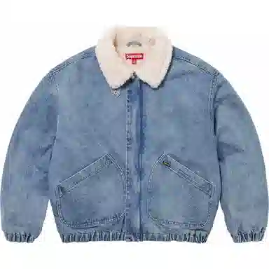 Supreme FW24 WEEK6 Faux Shearling Lined Bomber Jacket