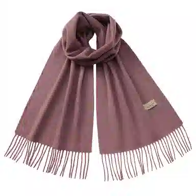 玖慕 秋冬加厚保暖送礼情侣本命年披肩 山羊绒 绒线围巾 女款