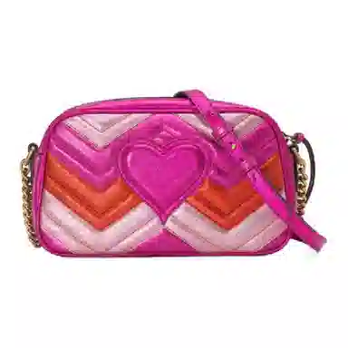 Gucci GG Marmont Camera Bag Red