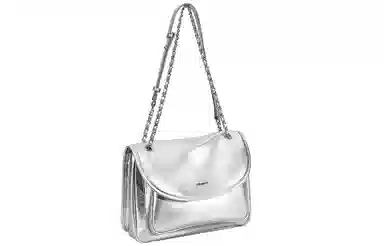 妙迪 高级感 牛皮 单肩包 常规 女款 白色