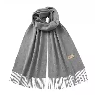 玖慕 秋冬加厚保暖送礼情侣本命年披肩 山羊绒 绒线围巾 女款