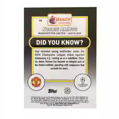 Topps 23-24 Merlin chrome