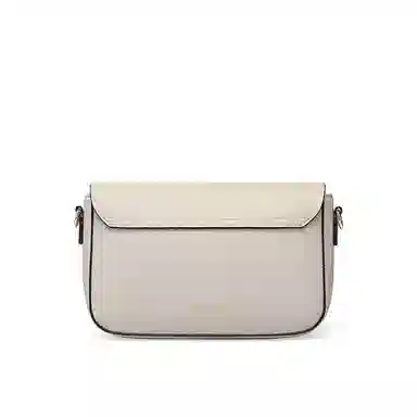 啄木鸟 休闲简约日常时尚百搭 牛皮革 单肩斜挎包 小号 女款 灰色